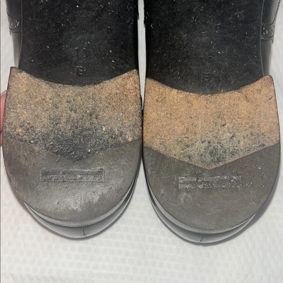 Salvatore Ferragamo Glossy Black Tassel Loafers Leather Upper 10 B - Picture 7 of 16